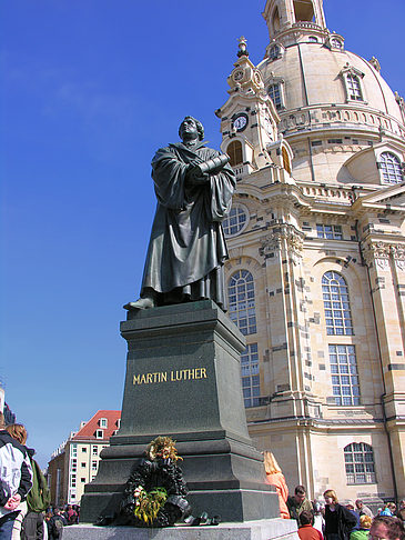 Martin Luther Denkmal an der Frauenkirche