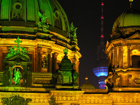 Fotos Berliner Dom bei Nacht | Berlin