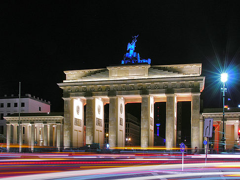 Brandenburger Tor bei Nacht Foto 