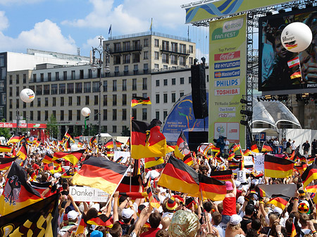 Foto Showbühne am Brandenburger Tor