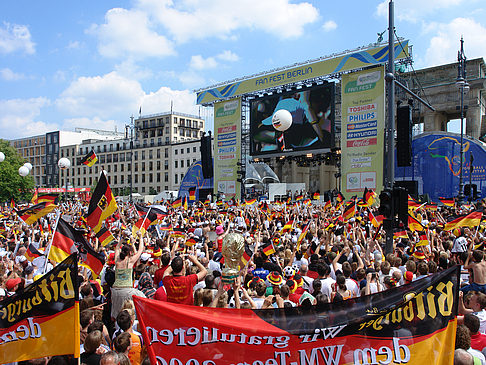 Leinwand und Fans Foto 