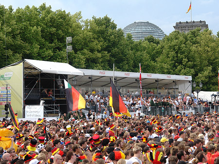 Foto Tribünen am Brandenburger Tor