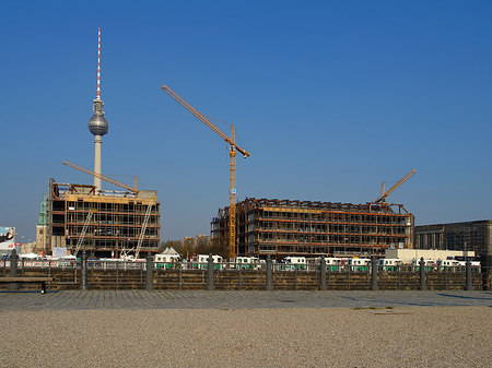 Foto Palast der Republik und der Fernsehturm