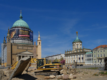 Fotos Baustelle und Rathaus