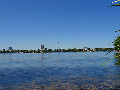 Foto Badestrand an der Außenalster