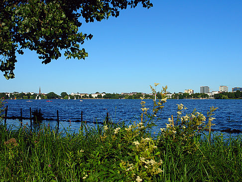 Fotos Blick nach Osten von der Außenalster