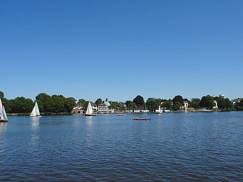 Fotos Segelboote auf der Außenalster