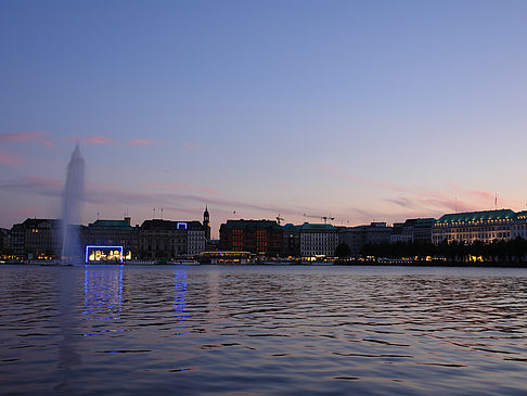 Binnenalster am Abend