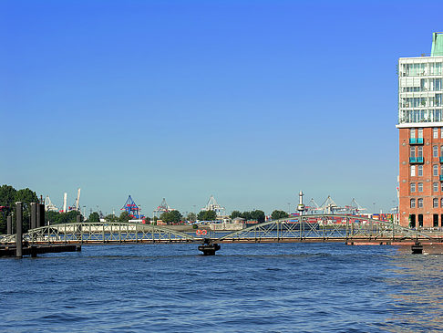 Blick auf den Hafen Fotos