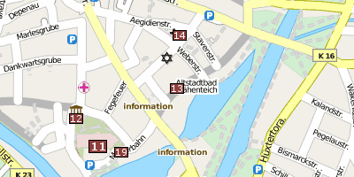 Stadtplan St.-Annen-Kloster Lübeck Lübeck